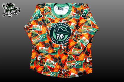 #23 JEFFERS Player Issued Ghost Parrots Jersey (Size 56)
