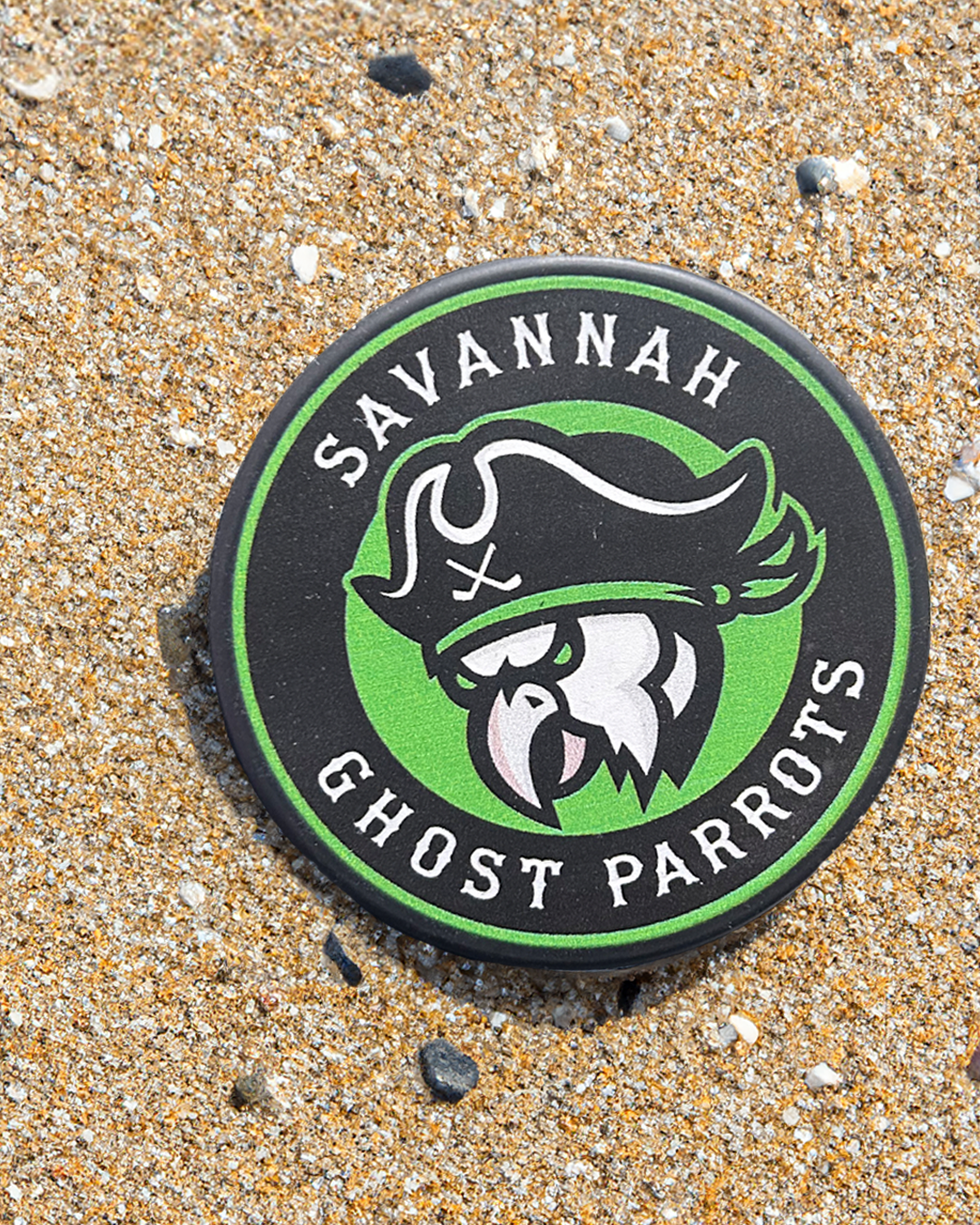 Savannah Ghost Parrots Logo Puck