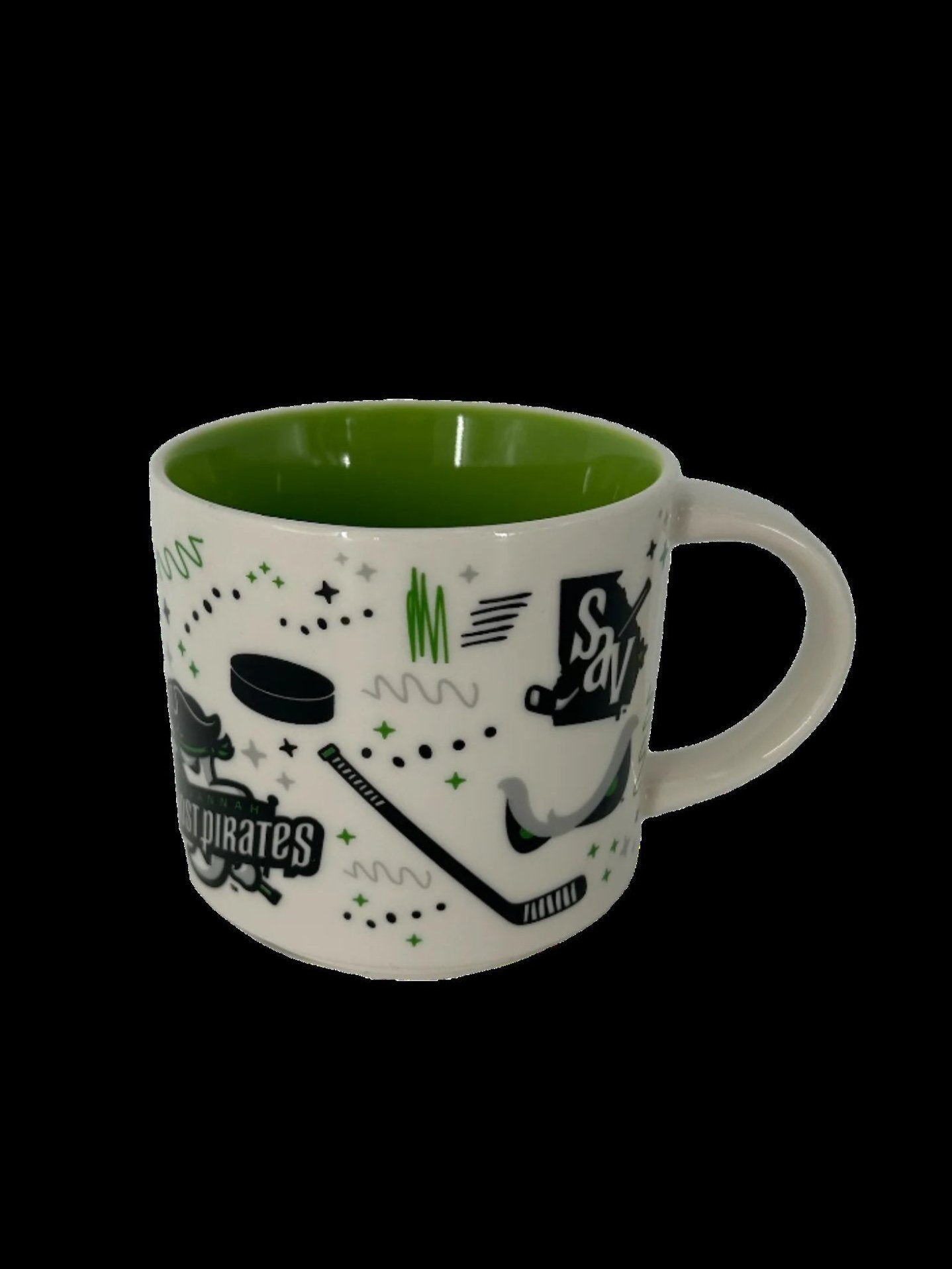 Savannah Ghost Pirates Cityscape 2-Tone Ceramic Coffee Mug