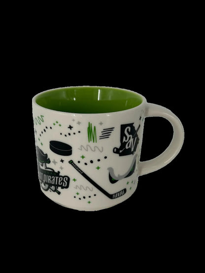 Savannah Ghost Pirates Cityscape 2-Tone Ceramic Coffee Mug
