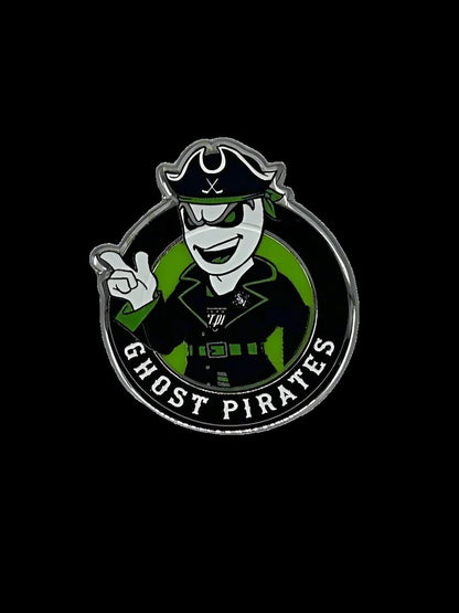 Savannah Ghost Pirates 1.25" Davy Hard Enamel Lapel Pin