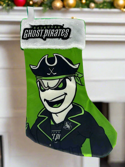 Savannah Ghost Pirates Plush Mascot Stocking