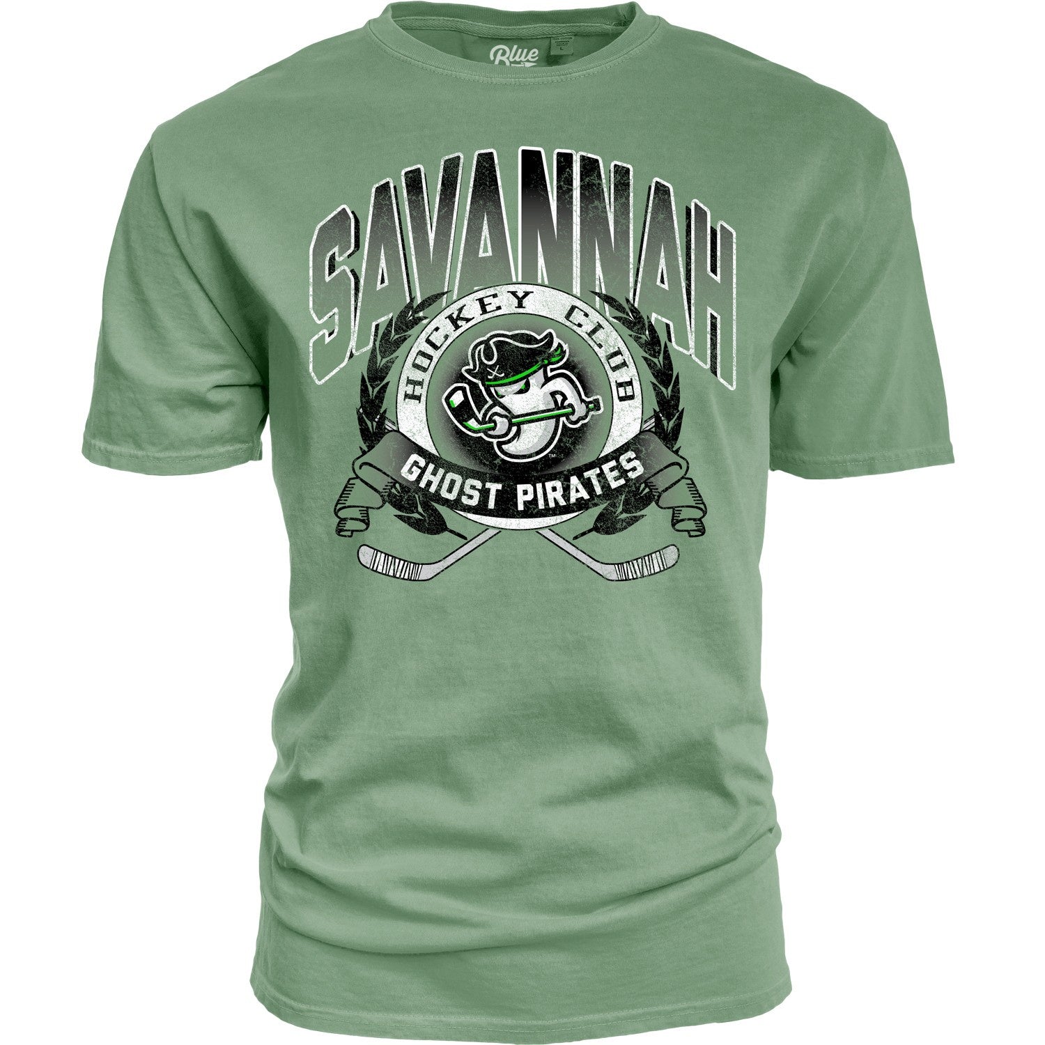 Savannah Ghost Pirates Green Non Padded Hockey Tee