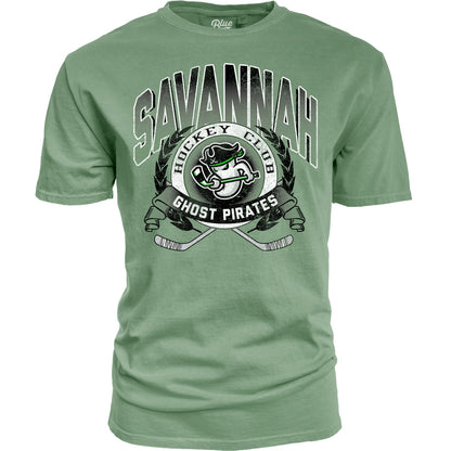 Savannah Ghost Pirates Green Non Padded Hockey Tee