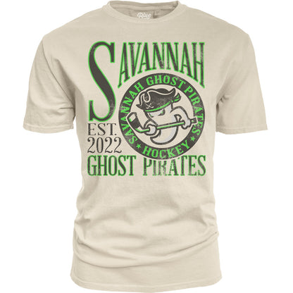 Savannah Ghost Pirates Ivory First Dibs Tee