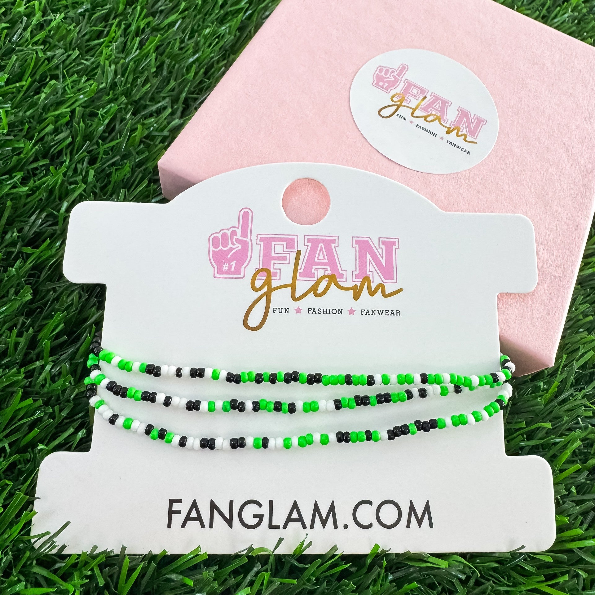 Ghost Pirates Set of 3 Confetti Stretchy Bracelets