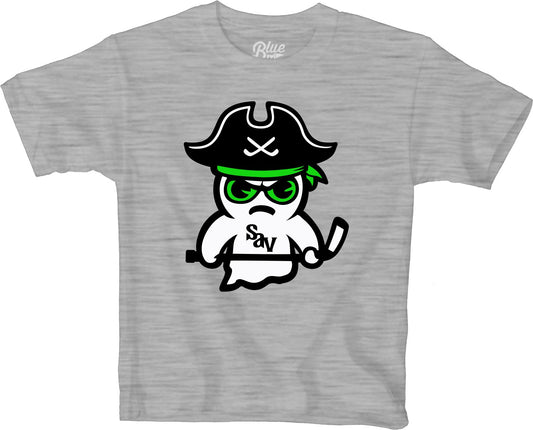 Savannah Ghost Pirates Tokyodachi Gray Youth Tee