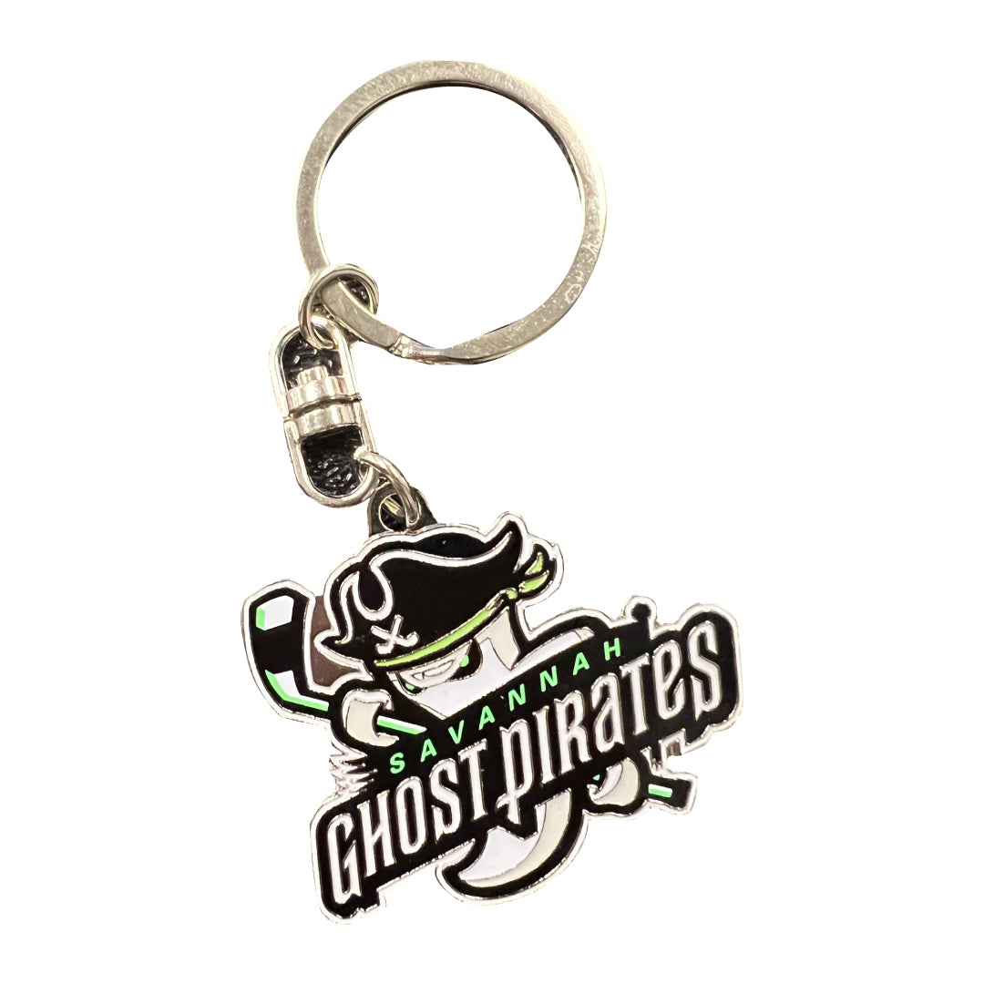 Ghost Pirates Primary Logo Keychain