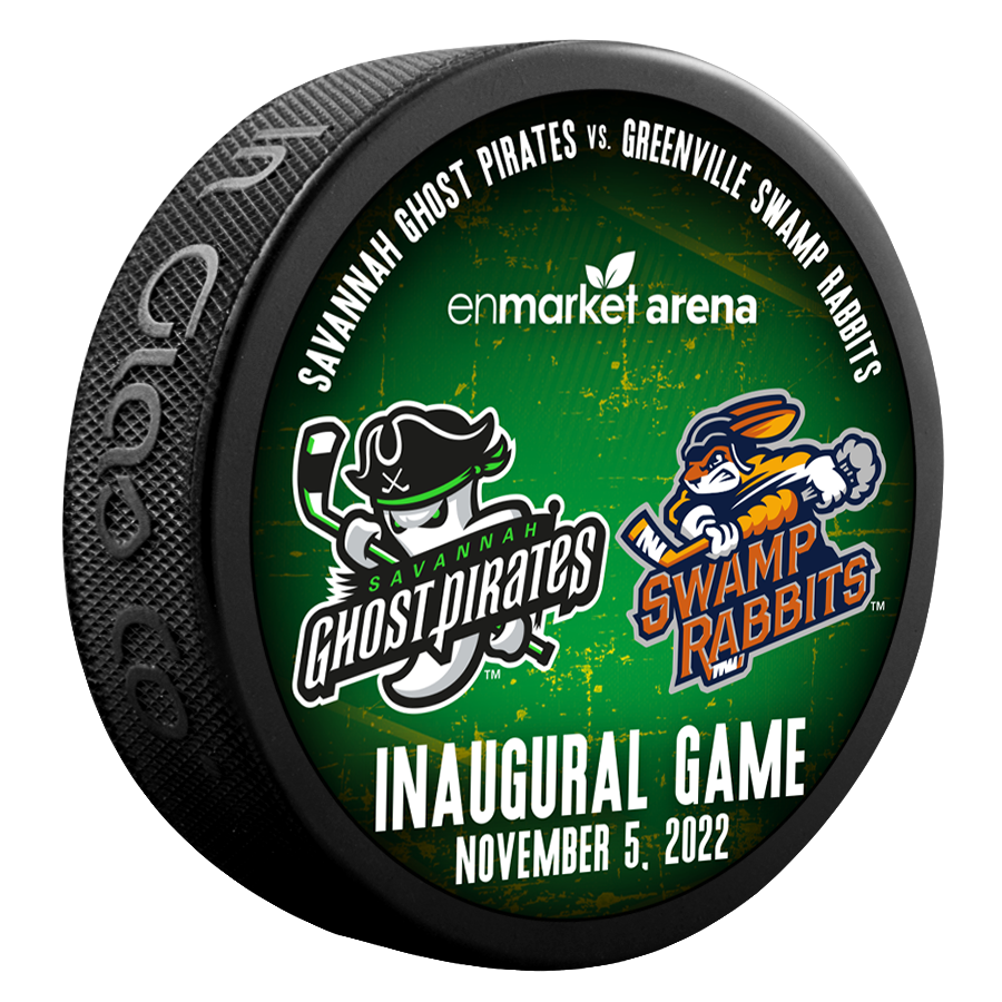 Ghost Pirates Puck - Inaugural Game