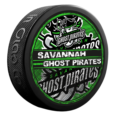 Puck - Hashed – Savannah Ghost Pirates Team Store