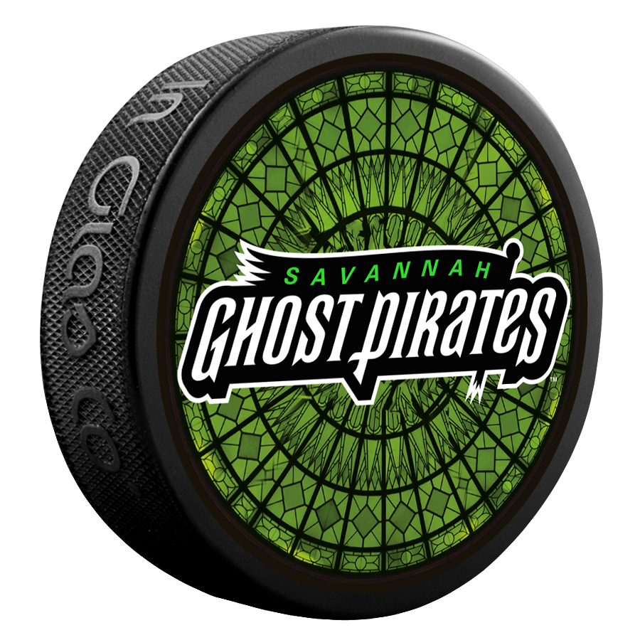 Ghost Pirates Puck - Stained Glass